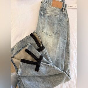 PacSun Denim Blue Straight / Wide Leg Jeans
